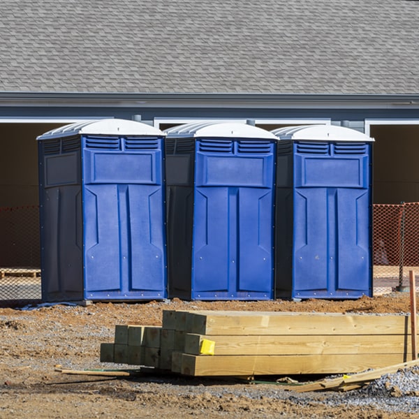 is there a specific order in which to place multiple porta potties in Concord